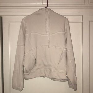 Alo Yoga Dimension Hoodie in Bone, size S-M